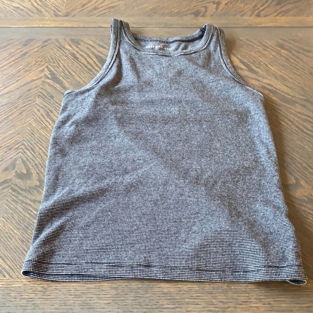 Black and White stripped tank top